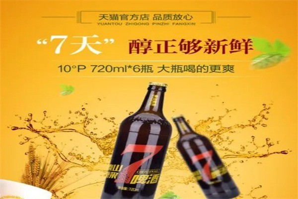 泰山原漿7天啤酒加盟