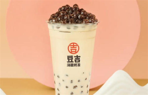 豆吉湯圓奶茶